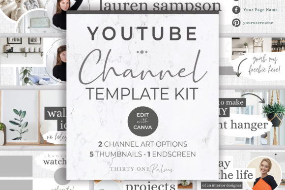 Download YouTube Channel Kit for Canva - Youtube Collection