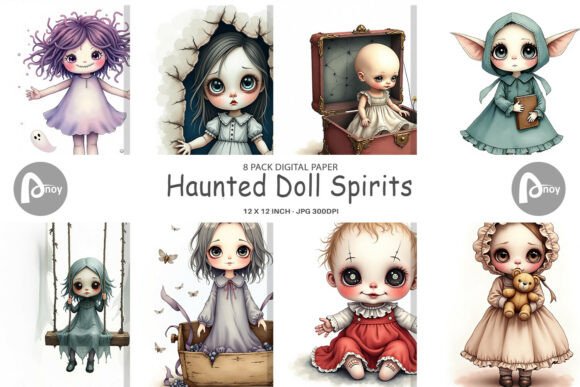 Download Digital Paper Haunted Doll Spirits - Haunted doll Collection