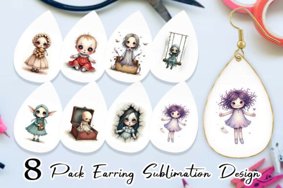 Download Earring Haunted Doll Spirits - Premium Resources