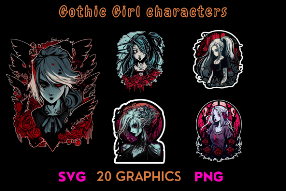 Download Gothic Girl Graphics - Graphic Collection