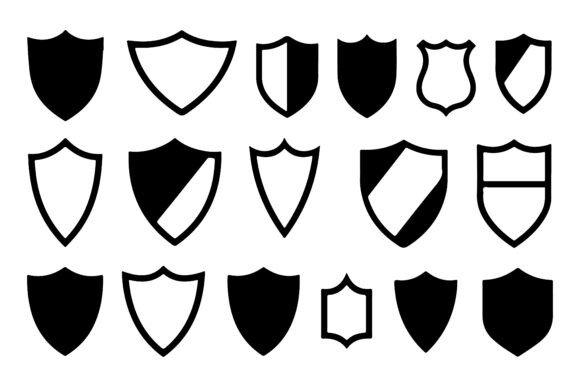 Download Set of Shield Silhouettes Pack - Premium Resources